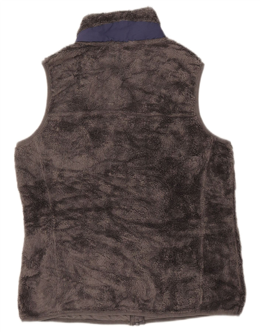 L.L.BEAN Womens Fleece Gilet UK 14 Medium Grey Polyester