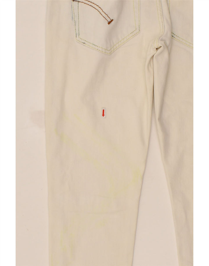 DONDUP Womens Slim Jeans W30 L30 White Vintage Dondup and Second-Hand Dondup from Messina Hembry 