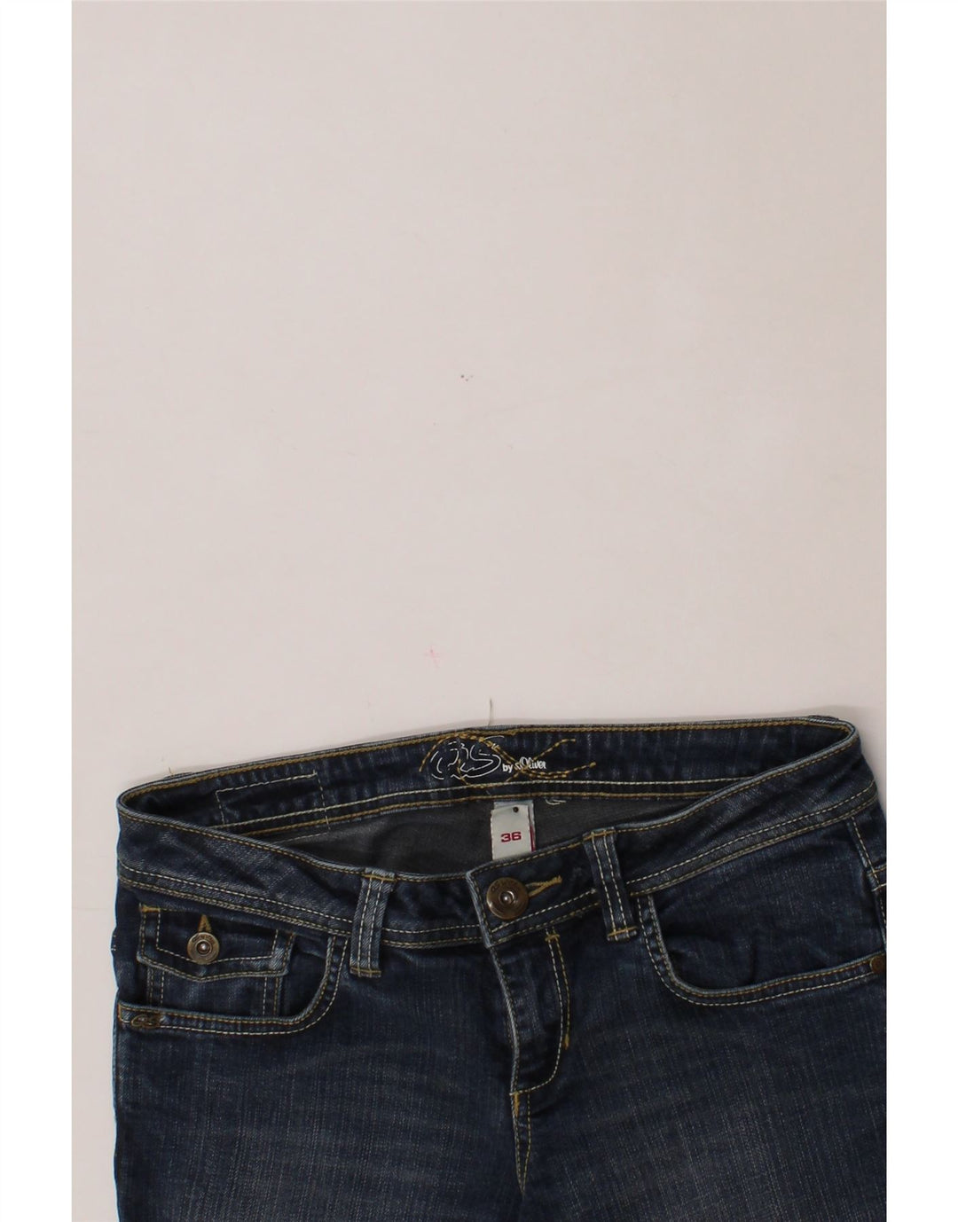 S.OLIVER Womens Bootcut Jeans W36 L34 Blue Cotton Vintage S.Oliver and Second-Hand S.Oliver from Messina Hembry 