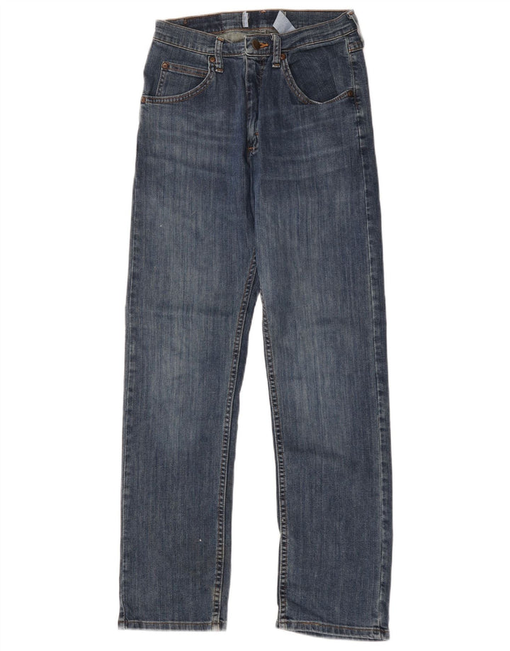 Wrangler Mens Straight Jeans W28 L30 Blue Cotton