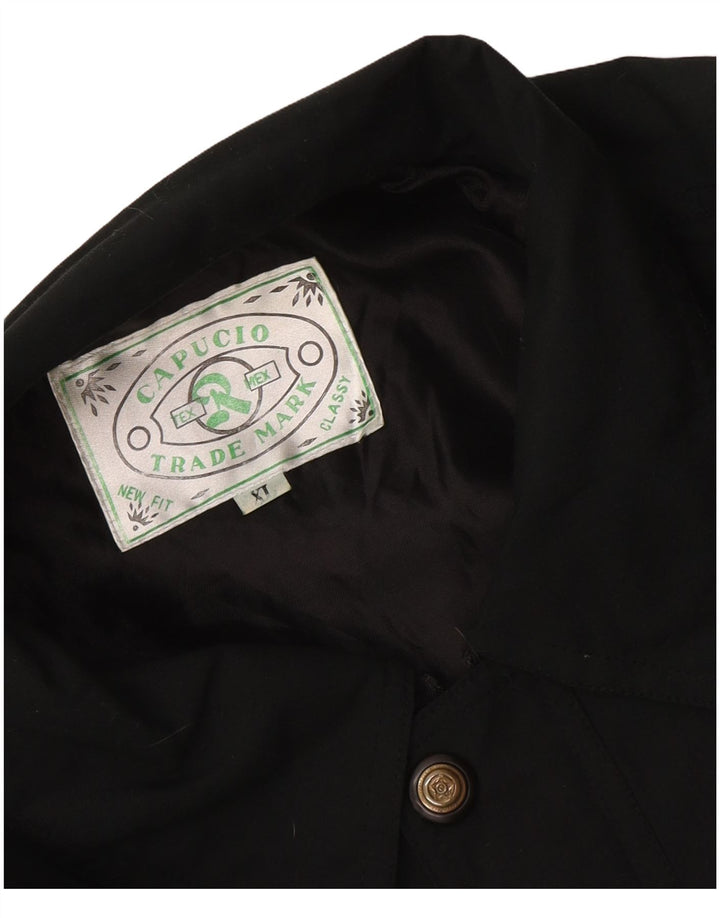 Vintage Mens Bomber Jacket UK 42 XL Black