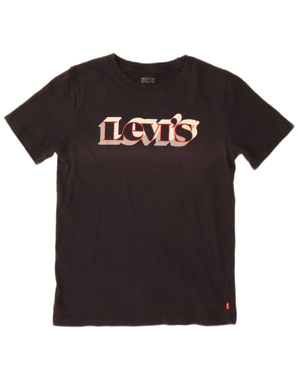LEVI'S Boys Graphic T-Shirt Top 11-12 Years Navy Blue
