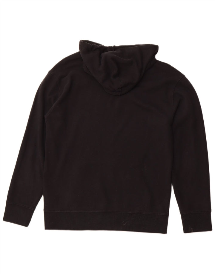 HOLLISTER Mens Hoodie Jumper Small Black Cotton