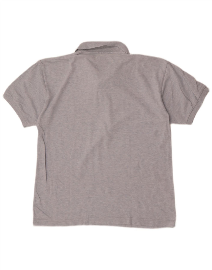 Think Pink Mens Polo Shirt Medium Blue Cotton