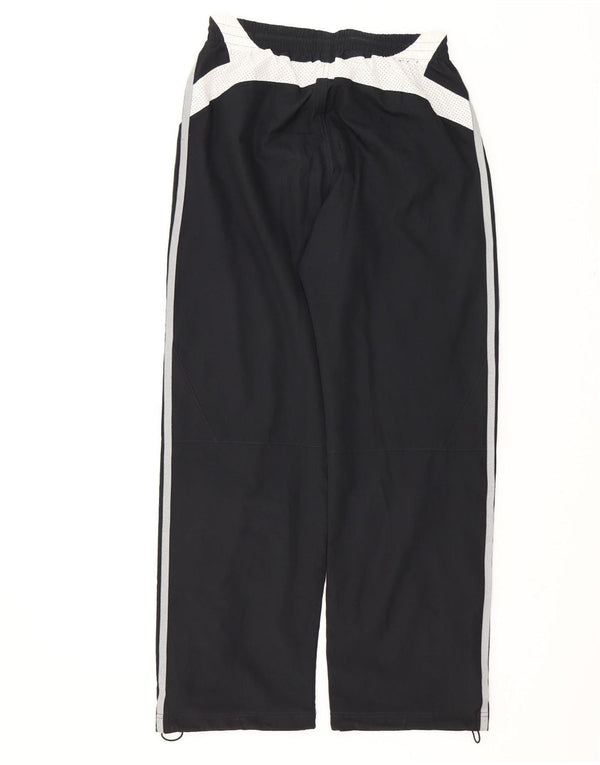 ADIDAS Mens Tracksuit Trousers Medium  Black Colourblock Polyester