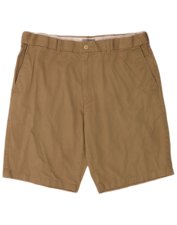Marks & Spencer Mens Chino Shorts W38 XL Beige Cotton
