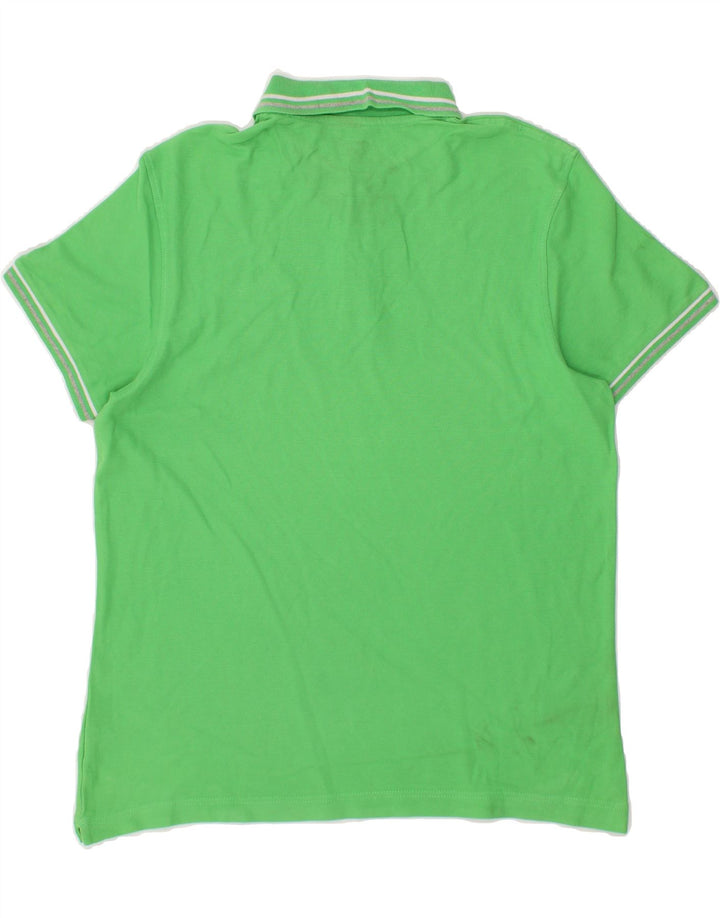 LOTTO Mens Polo Shirt Medium Green Cotton Vintage Lotto and Second-Hand Lotto from Messina Hembry 