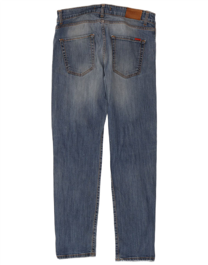 Liu Jo Womens Distressed Slim Jeans  W34 L31 Blue