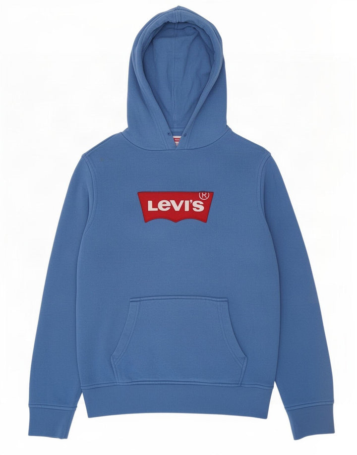 Levi's Mens Graphic Hoodie Jumper Small Blue