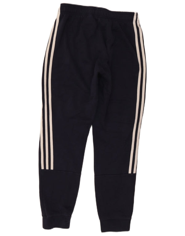 Adidas Mens Tracksuit Trousers Joggers Small  Navy Blue Cotton
