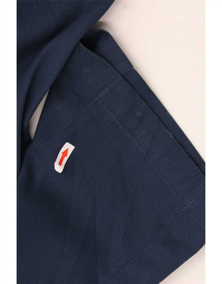 Dickies Mens Straight Chino Trousers W38 L34 Navy Blue Polyester