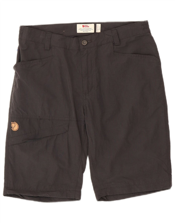 FJALL RAVEN Womens Cargo Shorts EU 40 Medium W31 Black