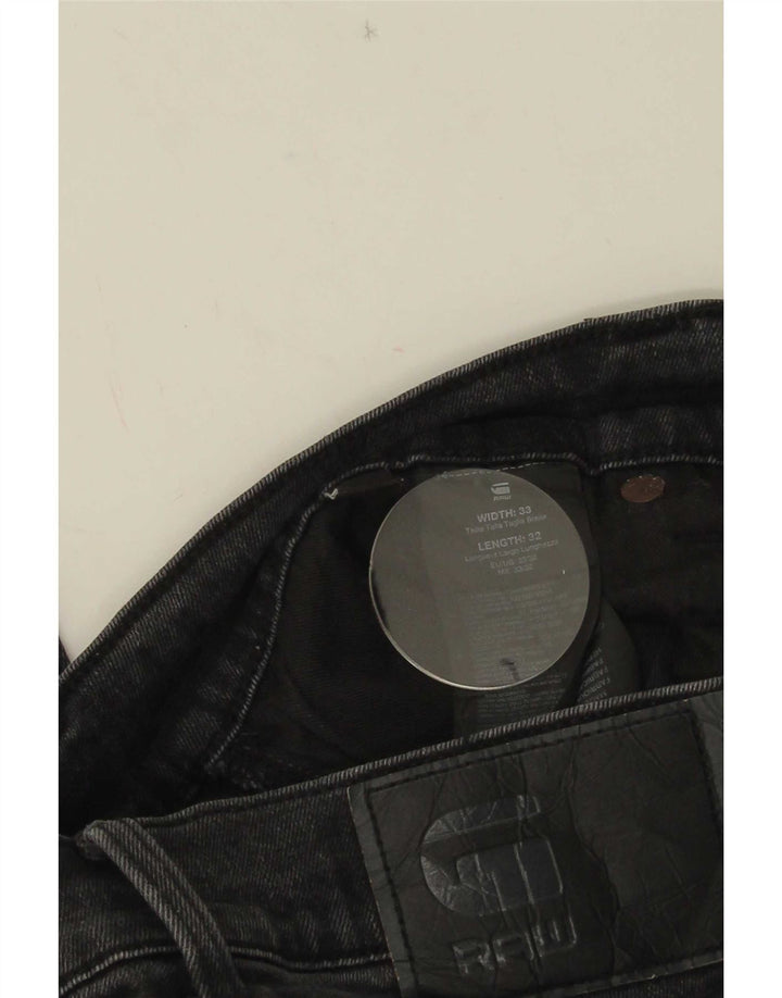 G-Star Mens Slim Jeans W33 L32 Black