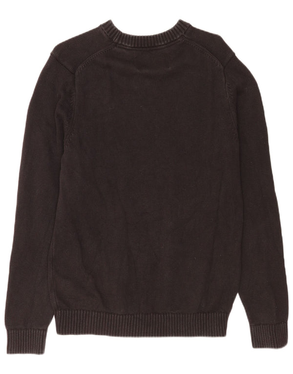 Calvin Klein Jeans Mens Crew Neck Jumper Sweater Medium Black Classic