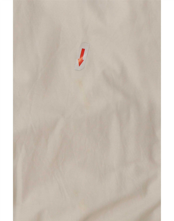 WPM Mens Wildcats Graphic Bomber Jacket UK 40 Large White Colourblock