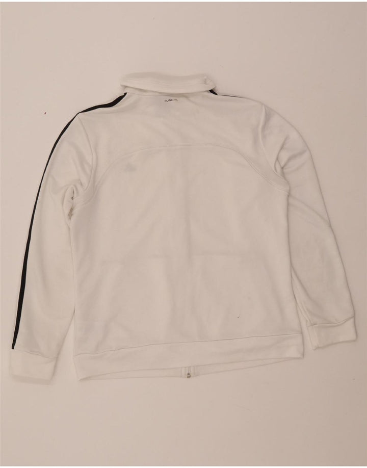 ADIDAS Womens Climalite Tracksuit Top Jacket UK 16/18 Large White