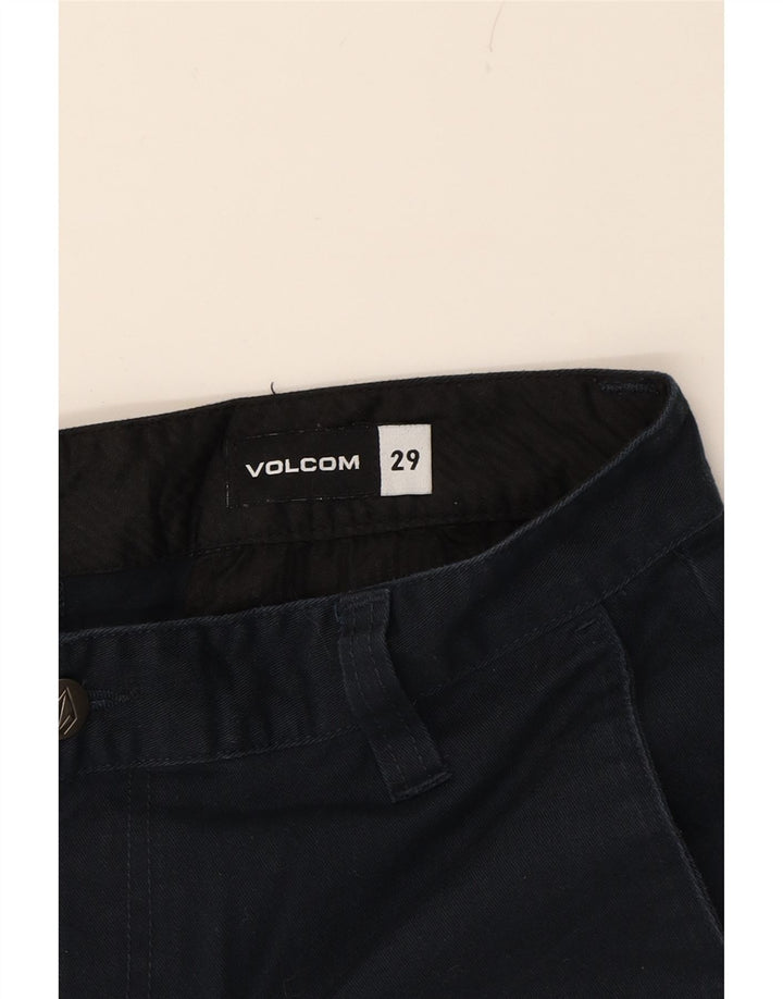 VOLCOM Mens Chino Shorts W29 Small Navy Blue Cotton Vintage Volcom and Second-Hand Volcom from Messina Hembry 