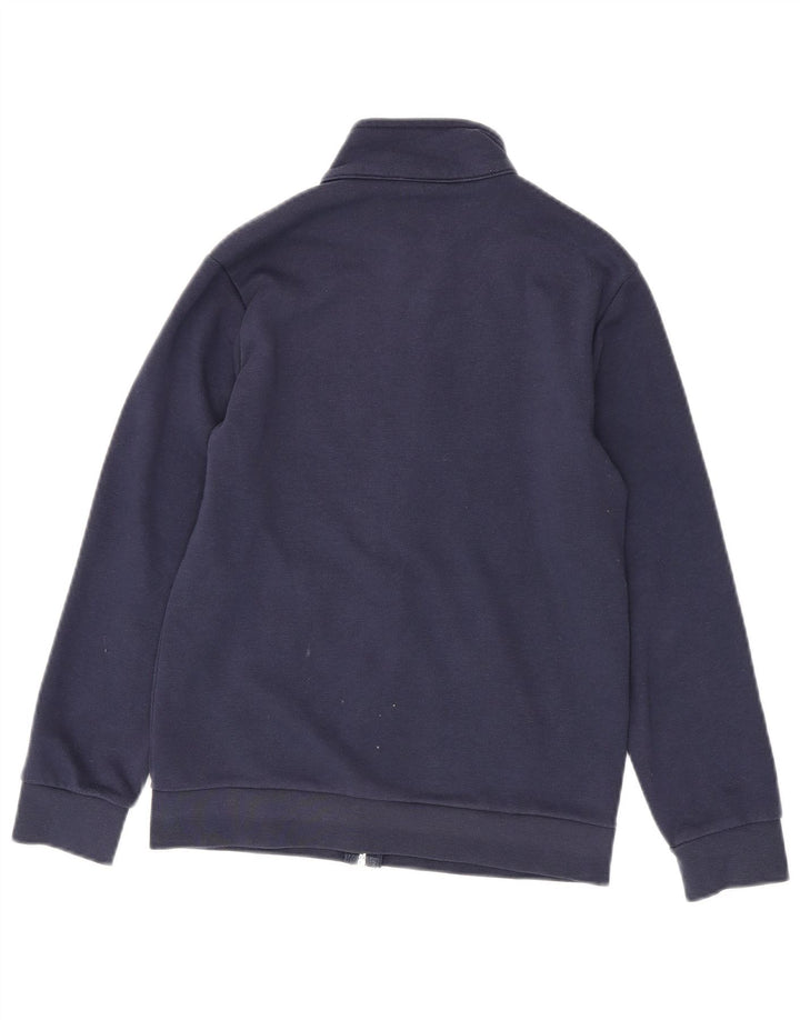 CHAMPION Boys Graphic Tracksuit Top Jacket 11-12 Years Large Navy Blue