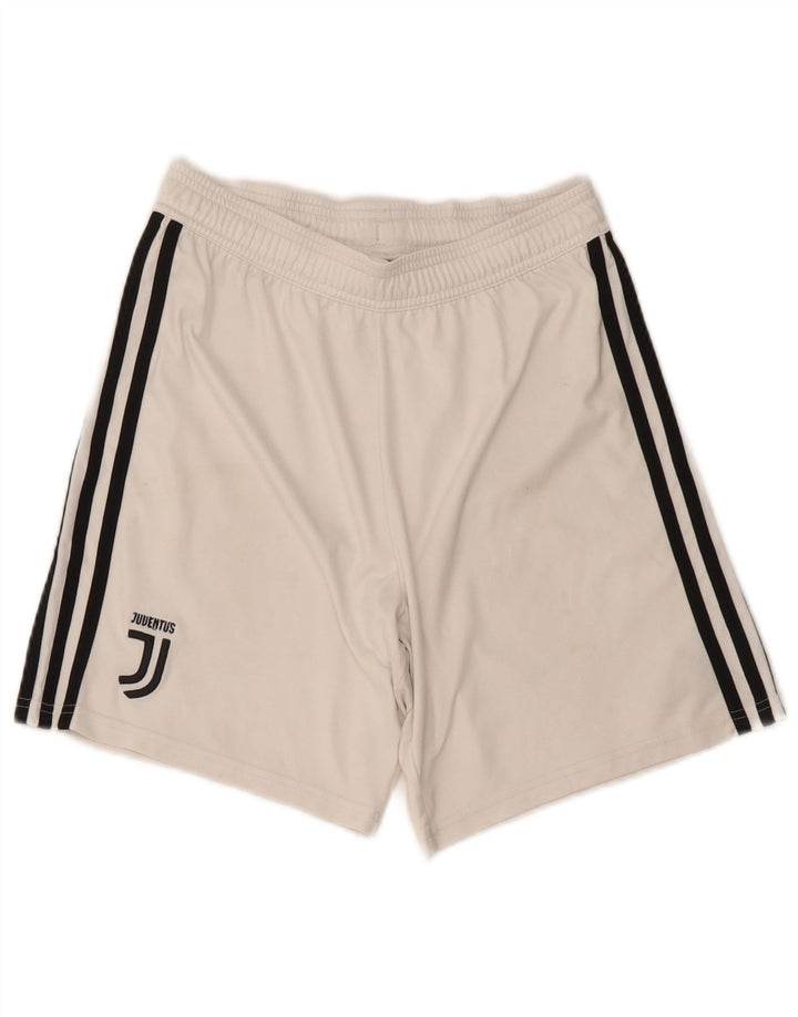 Adidas Mens Juventus Sport Shorts Small White Polyester