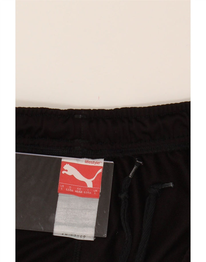 PUMA Mens Tracksuit Trousers Large  Black Vintage Puma and Second-Hand Puma from Messina Hembry 
