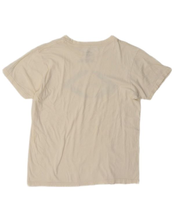 O'Neill Mens Standard Fit Graphic T-Shirt Top Medium Off White Cotton