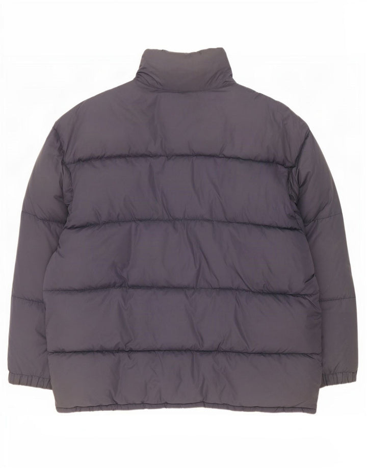 Vintage Mens Padded Jacket UK 44 2XL Navy Blue