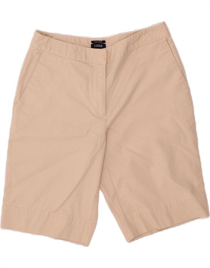 IZOD Womens Chino Shorts US 6 Medium W28  Beige Cotton Vintage Izod and Second-Hand Izod from Messina Hembry 
