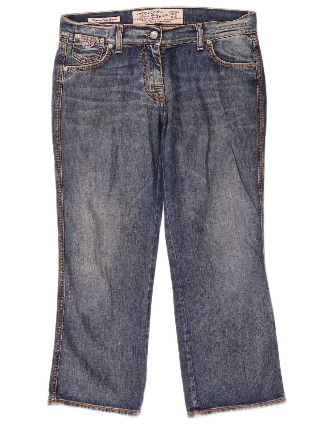 Jacob Cohen Womens Cropped Jeans W30 L24 Blue Cotton