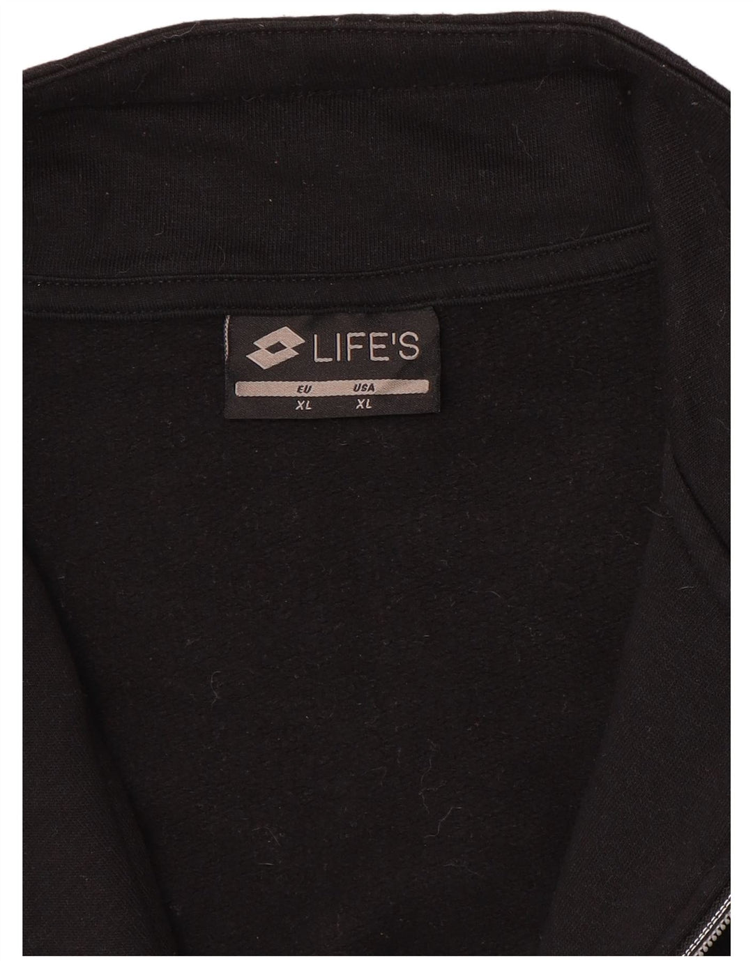 LOTTO Womens Tracksuit Top Jacket UK 18 XL Black