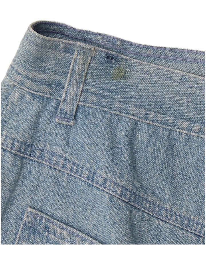 Persona Womens Denim Skirt Size 21 Medium W30 Blue Cotton
