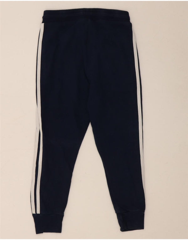 Adidas Boys Tracksuit Trousers Joggers 6-7 Years  Navy Blue Cotton