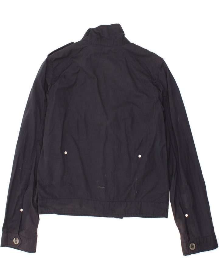 ENERGIE Boys Military Jacket 13-14 Years Navy Blue Vintage Energie and Second-Hand Energie from Messina Hembry 