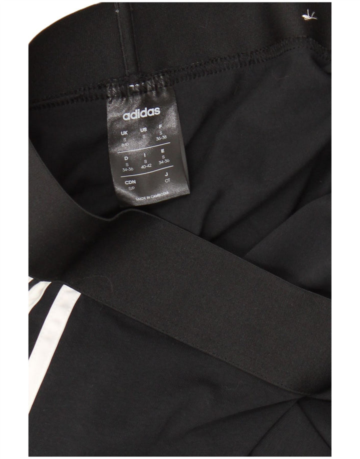 ADIDAS Womens Leggings UK 8/10 Small  Black