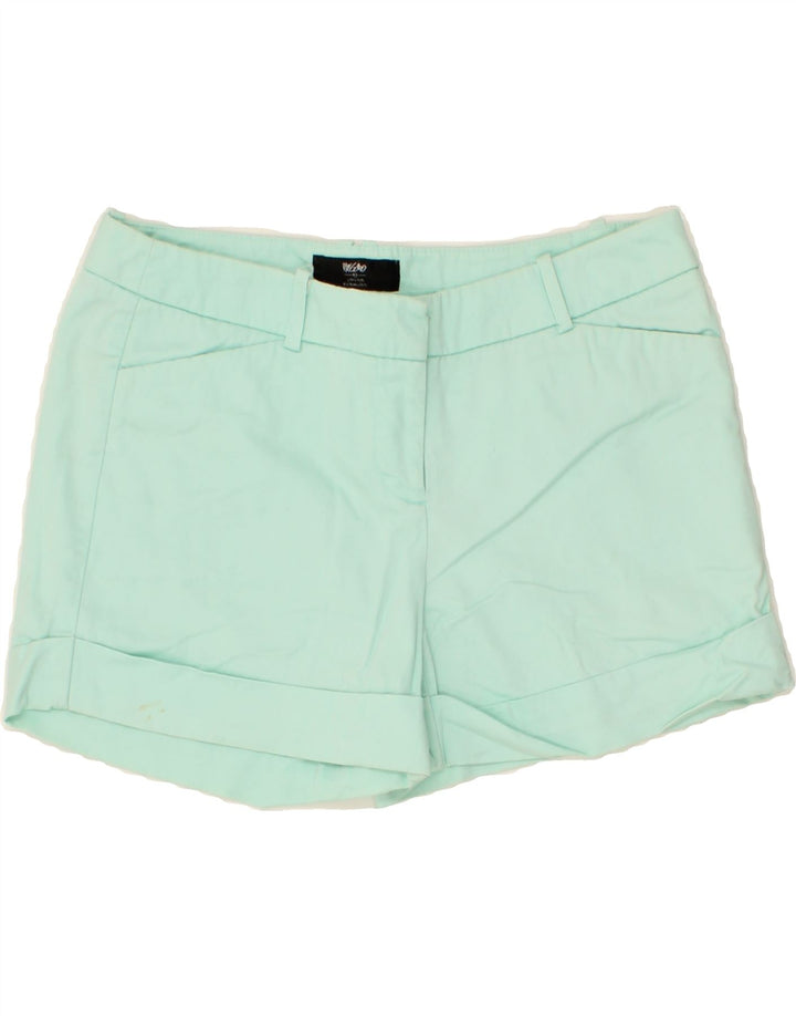 MOSSIMO Womens Stretch Casual Shorts US 6 Medium W30 Turquoise Cotton Vintage Mossimo and Second-Hand Mossimo from Messina Hembry 