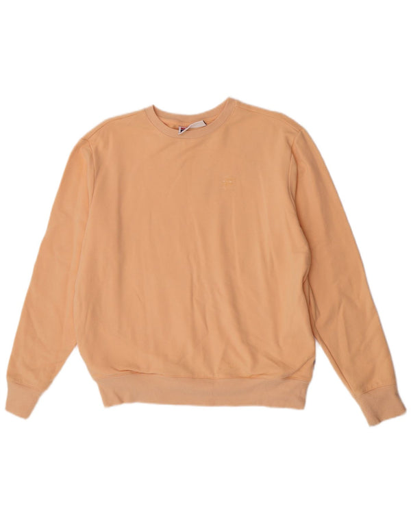 Fila Womens Oversized Sweatshirt Jumper UK 10 Small Pink