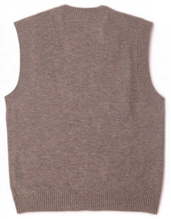 Gap Mens Vest Tank Top Medium Grey Polyester