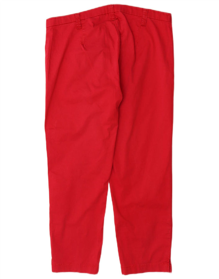 CARRERA Womens Slim Capri Trousers W30 L24 Red