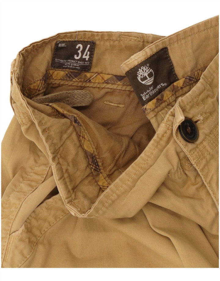TIMBERLAND Mens Earthkeepers Cargo Shorts W34 Large Beige