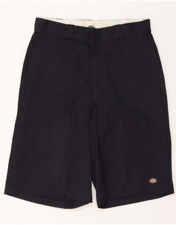 Dickies Mens Loose Fit Cargo Shorts W34 Large Black Polyester