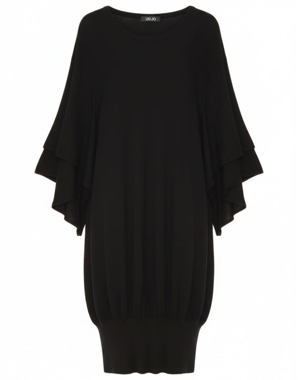 Liu Jo Womens Batwing Jumper Dress UK 10 Small Black