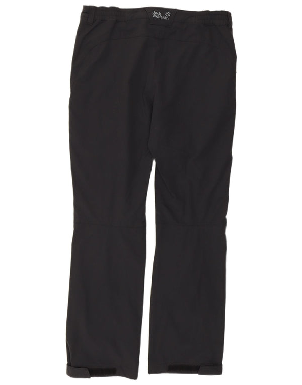 JACK WOLFSKIN Womens Hiking Cargo Trousers UK 14/16 Large W34 L30 Black