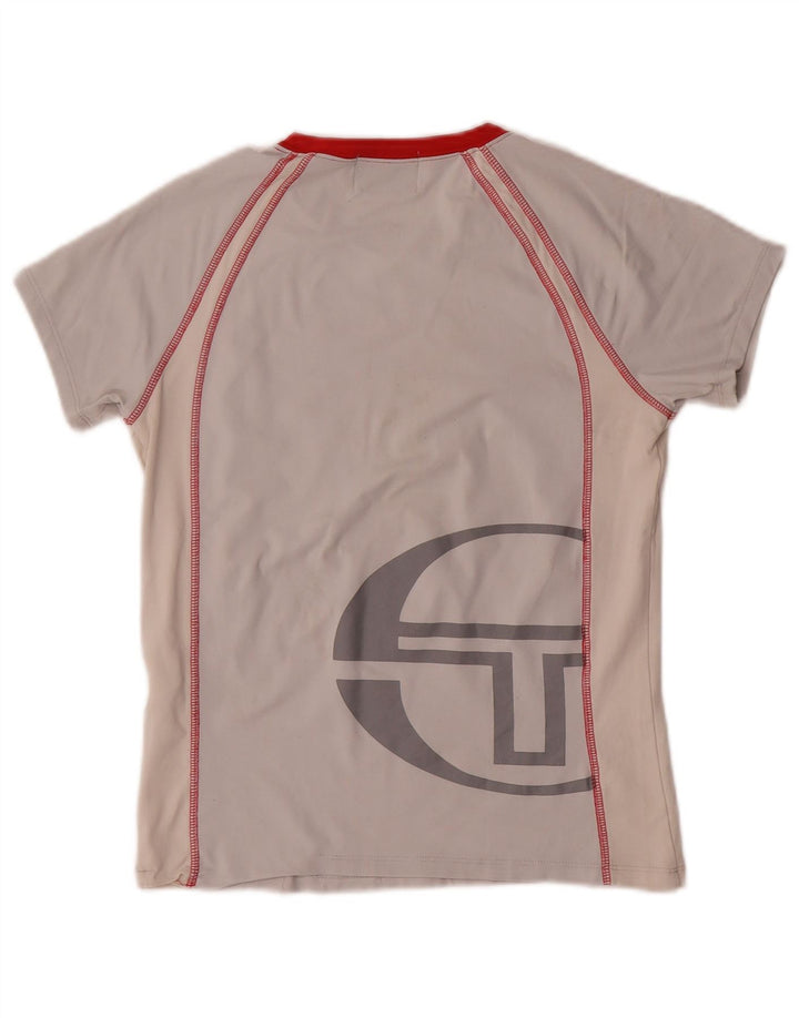 SERGIO TACCHINI Boys Graphic T-Shirt Top 11-12 Years Small Grey
