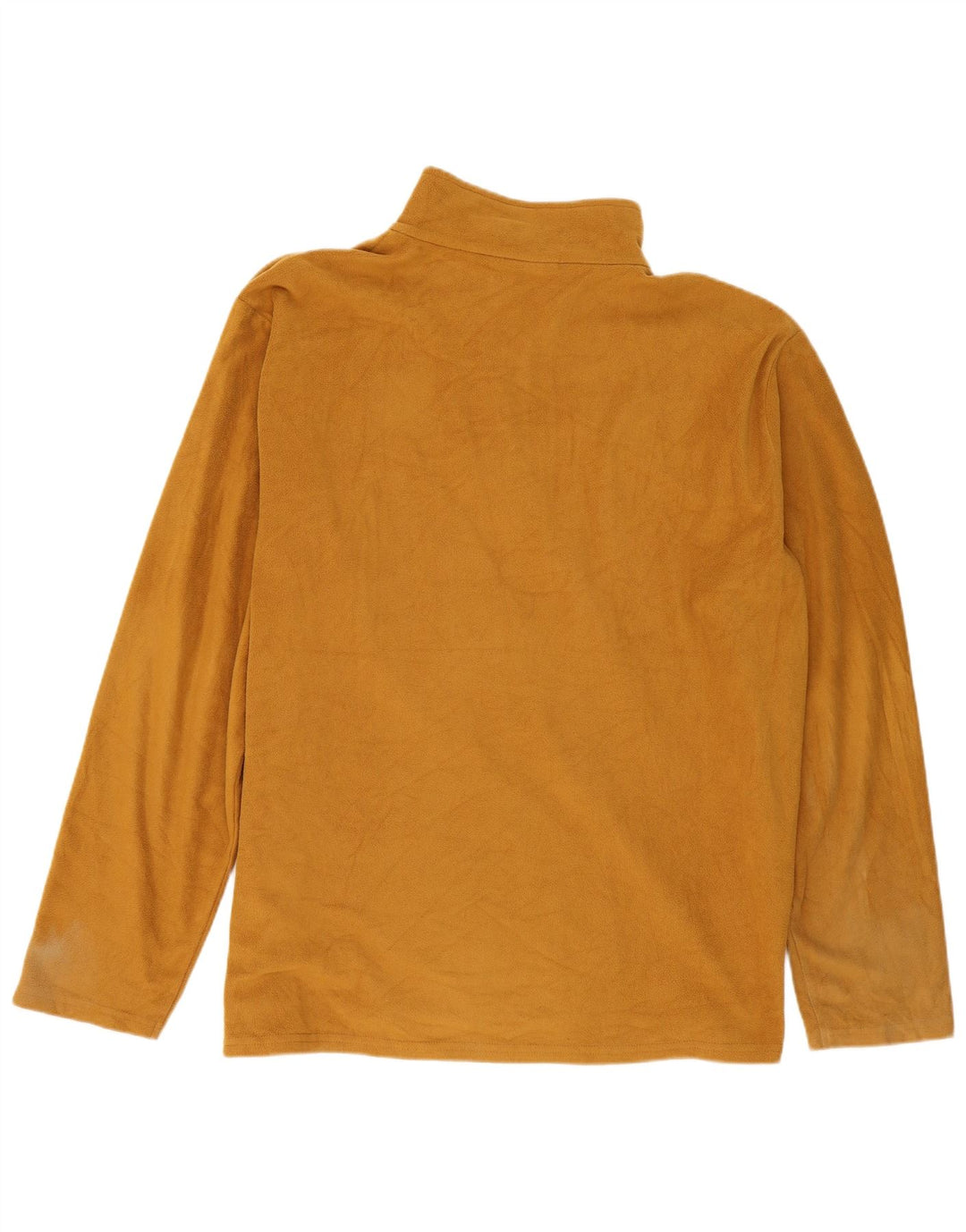 MOUNTAIN WAREHOUSE Mens Zip Neck Fleece Jumper 3XL Brown Polyester