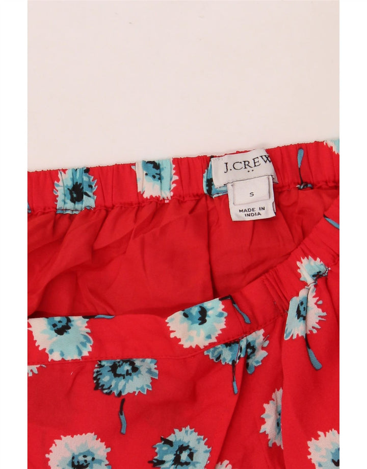 J. CREW Womens Wrap Skirt Small W27  Red Floral