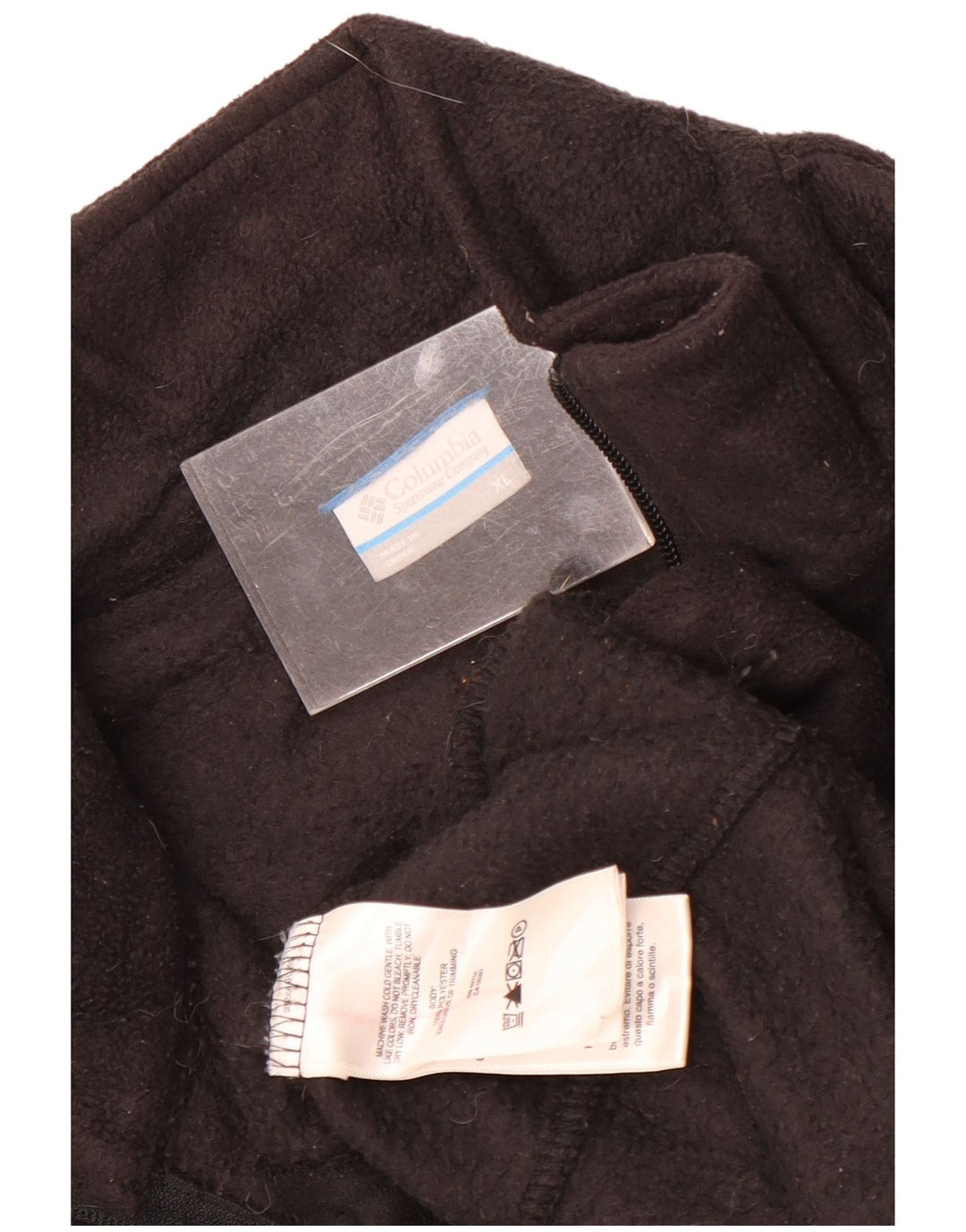 Columbia Mens Fleece Jacket UK 42 XL Black Polyester