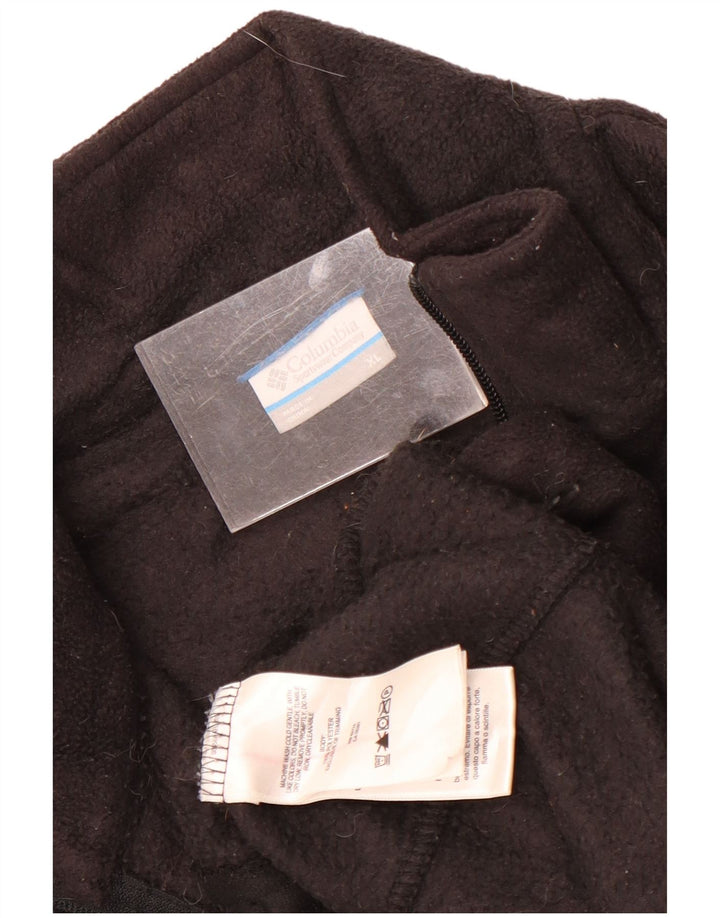 Columbia Mens Fleece Jacket UK 42 XL Black Polyester
