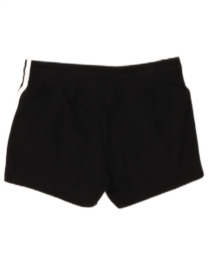 ADIDAS Womens Sport Shorts UK 8/10 Small  Black Cotton