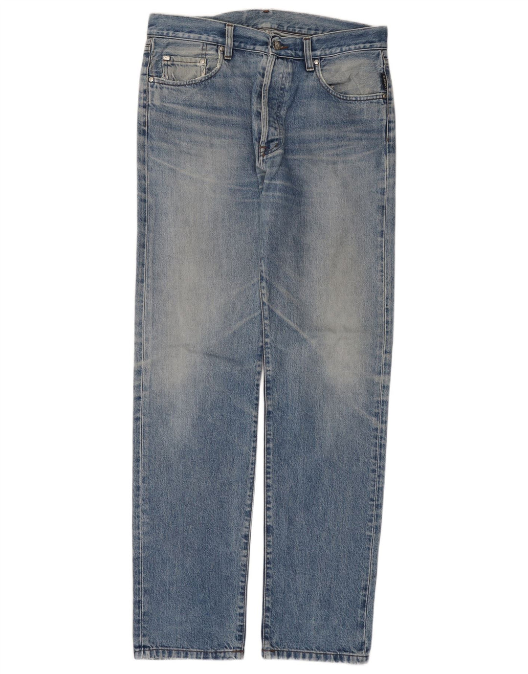 LACOSTE Mens Straight Jeans W34 L34 Blue