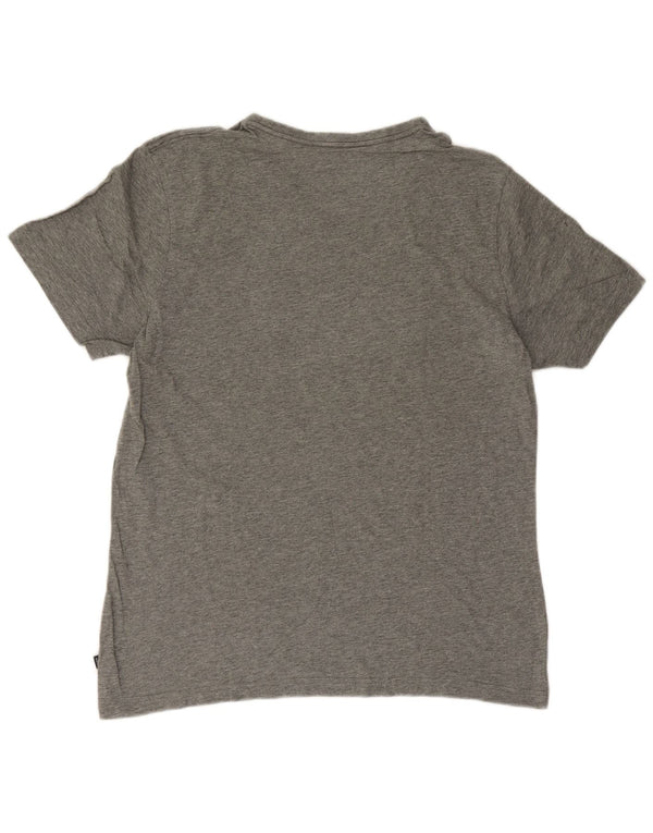 Puma Mens Graphic T-Shirt Top Large Grey