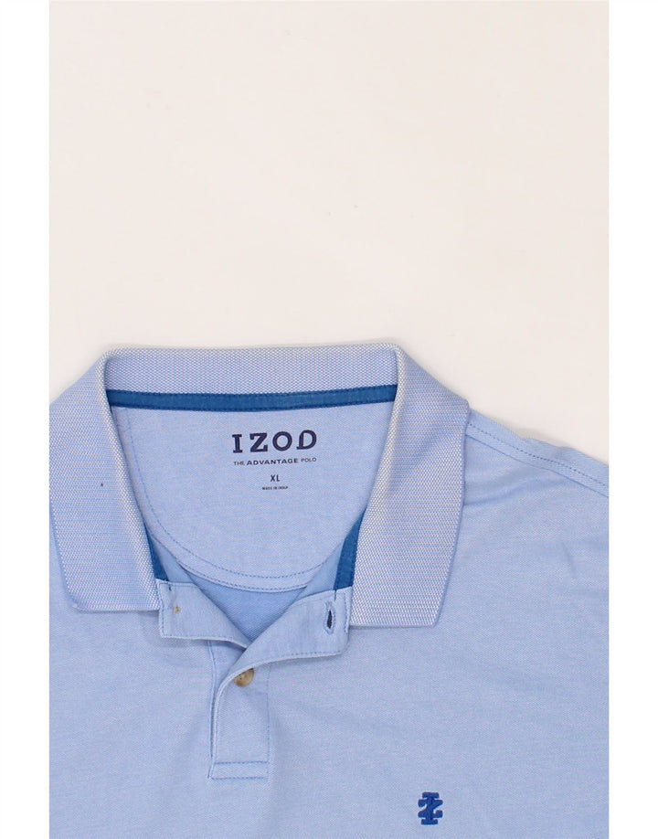 IZOD Mens Polo Shirt XL Blue Cotton Vintage Izod and Second-Hand Izod from Messina Hembry 